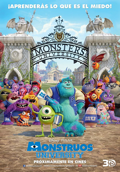 Imagen de Monstruos University (Cartel final)