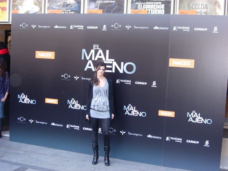 Clara Lago en El Mal ajeno (Photocall en Madrid. Marzo 2010)