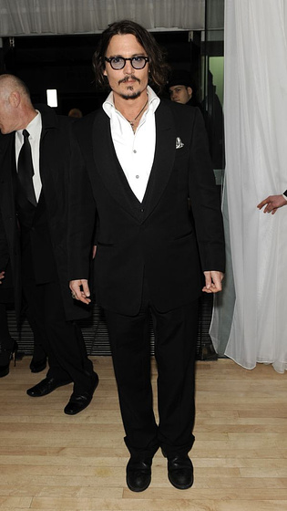 Johnny Depp en Alicia en el País de las Maravillas (Premiere en Londres. Febrero 2010)