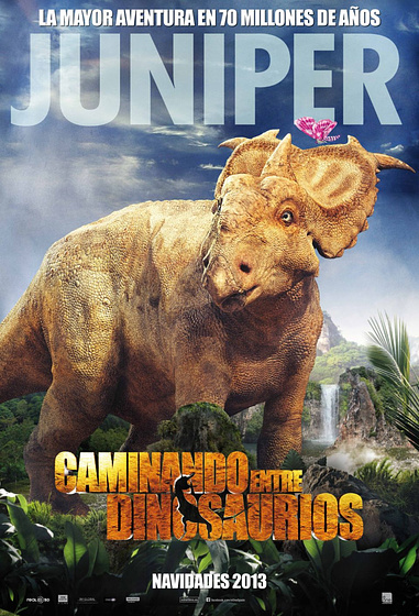 Imagen de Caminando entre Dinosaurios 3D (Cartel personajes español)