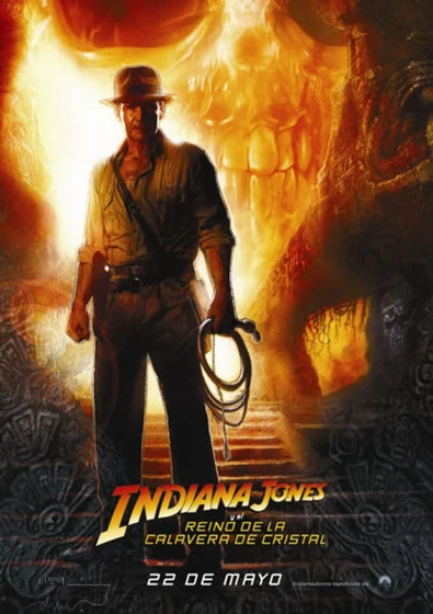 Imagen de Indiana Jones y el Reino de la Calavera de Cristal (Cartel Español)
