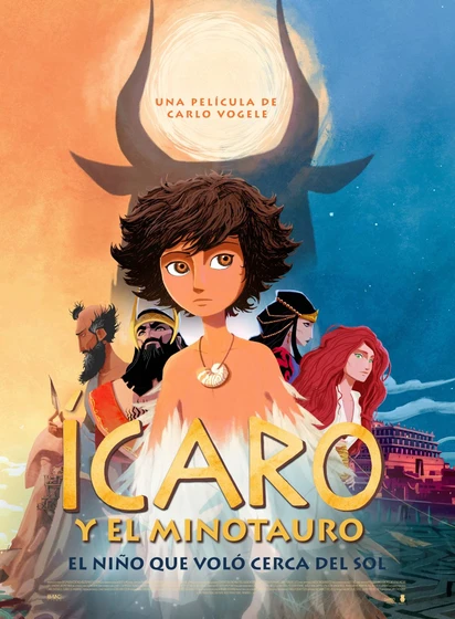 Imagen de icaro-y-el-minotauro (Cartel español)