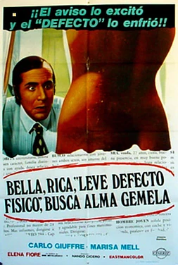 Bella, rica, con leve defecto físico, busca alma gemela