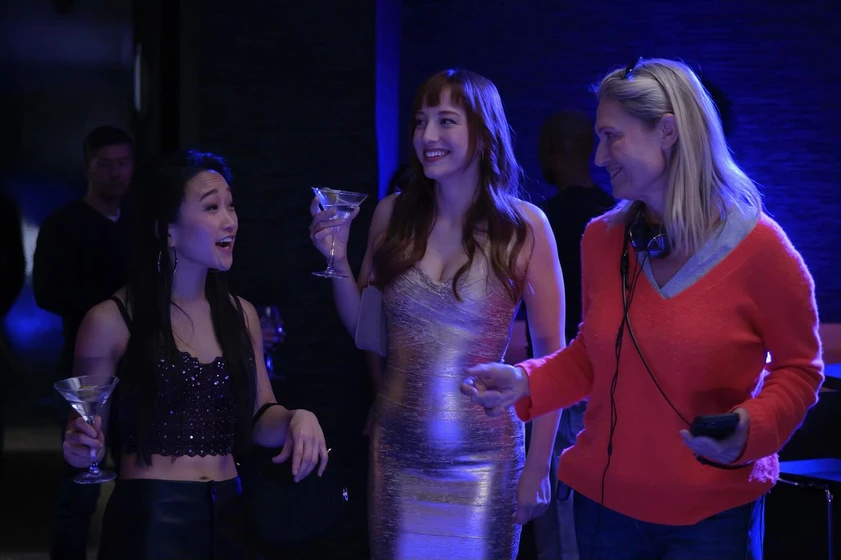 Kelli Berglund, Cathy Ang y Abbey May en wallbanger