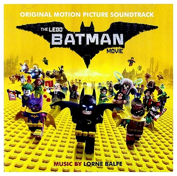 Carátula de la banda de sonido de Batman. La Lego película