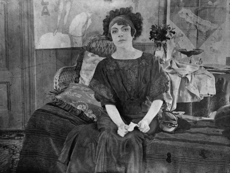 Asta Nielsen en el-sueno-negro