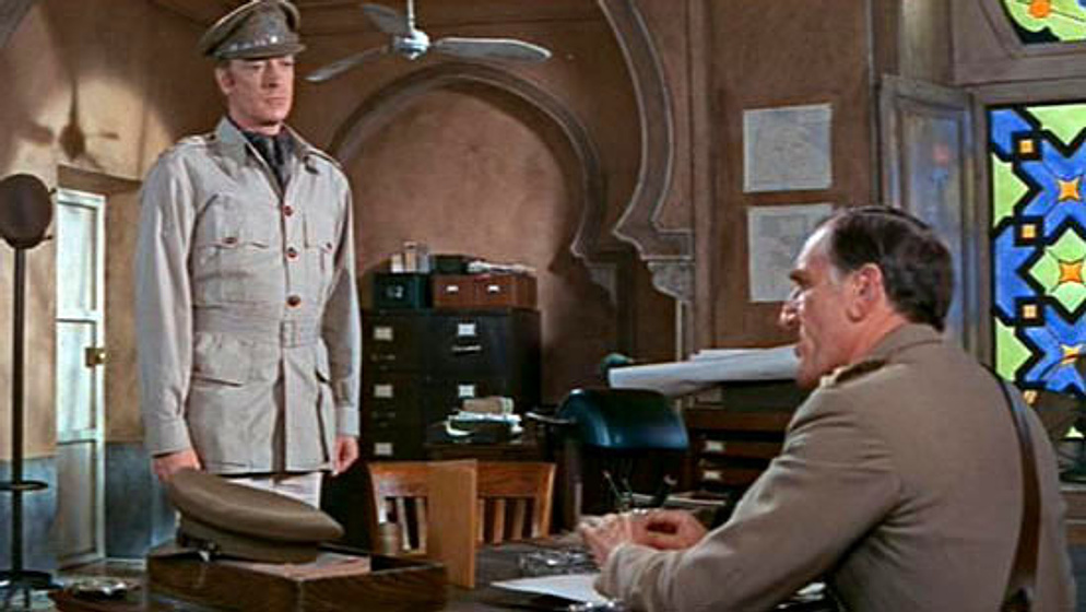 Michael Caine en Mercenarios sin Gloria