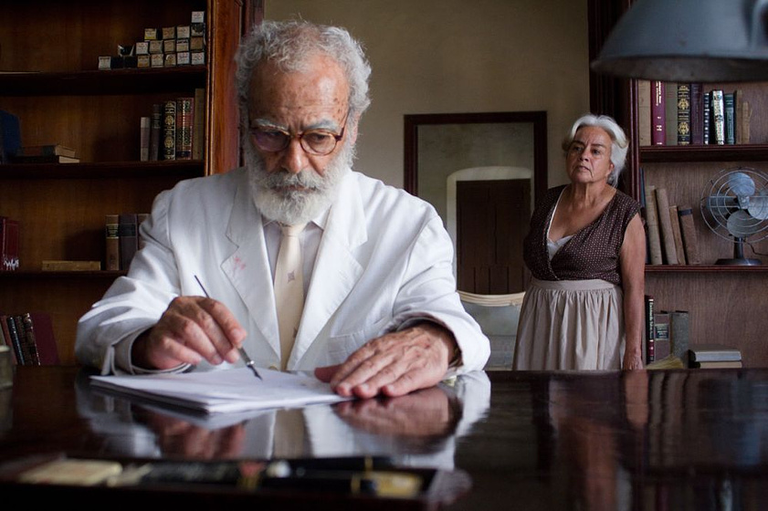 Emilio Echevarría en Memoria de mis putas tristes