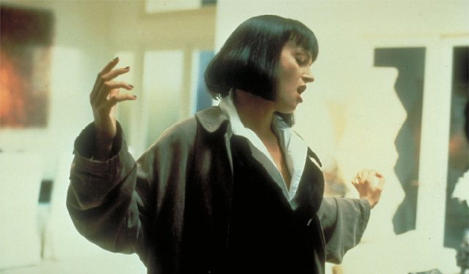 Uma Thurman en Pulp Fiction