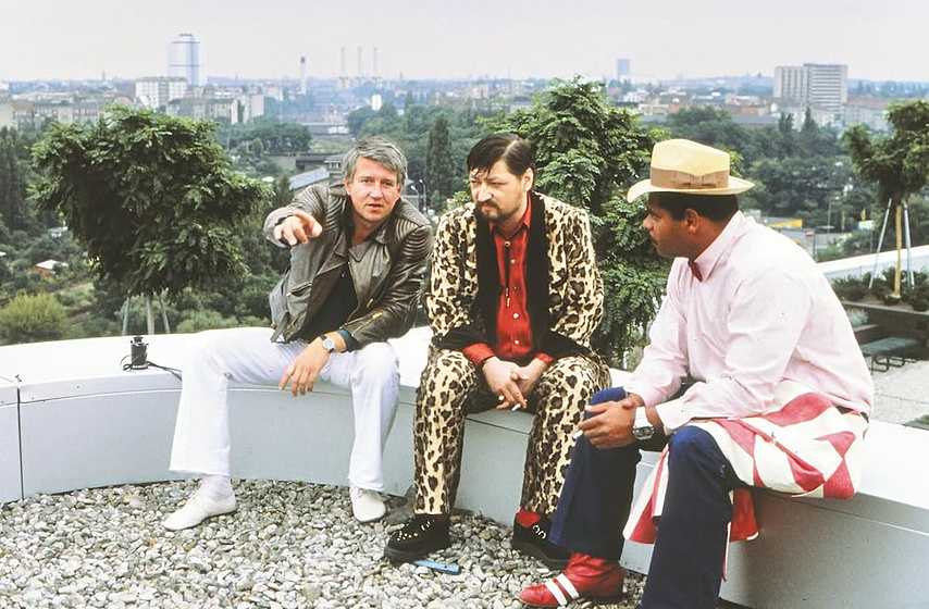 Rainer Werner Fassbinder, Günther Kaufmann y Wolf Gremm en kamikaze-1989
