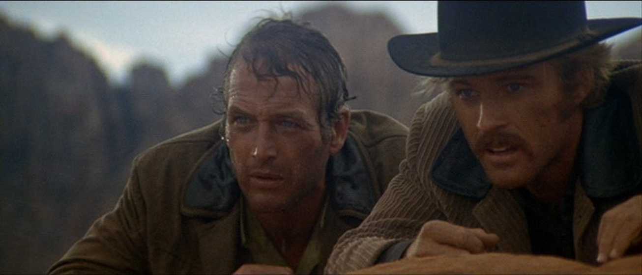 Robert Redford y Paul Newman en Dos Hombres y Un Destino