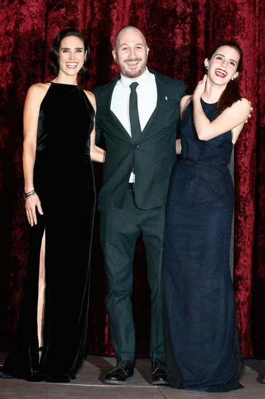 Jennifer Connelly, Emma Watson y Darren Aronofsky en Noé (Premiere en Berlin. Marzo 2014)