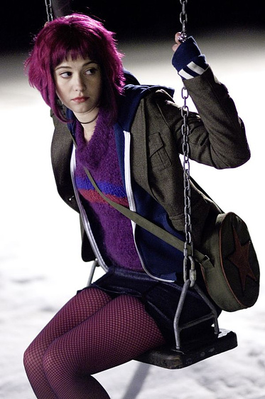 Mary Elizabeth Winstead y Michael Cera en Scott Pilgrim contra el mundo