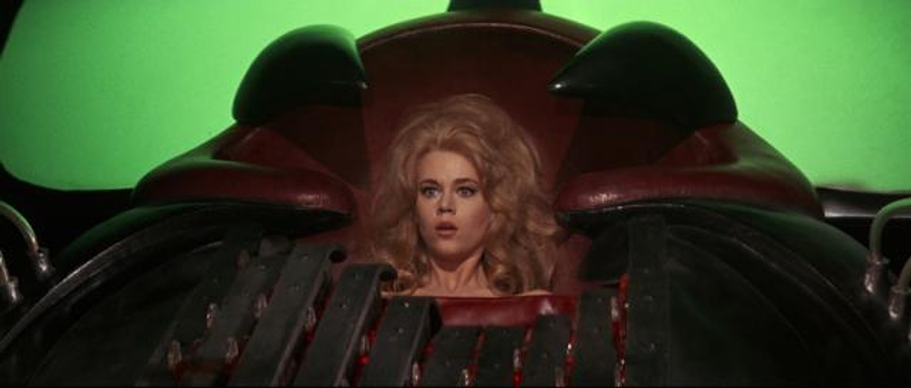 Jane Fonda en Barbarella, la Venus del Espacio