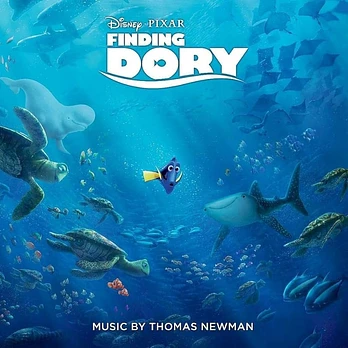 Carátula de la banda de sonido de Buscando a Dory