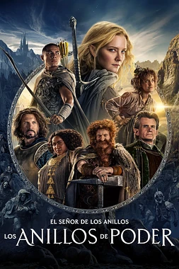 poster for the season 1 of El Señor de los Anillos: Los Anillos de Poder 