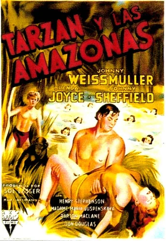 Poster de Tarzán y las Amazonas
