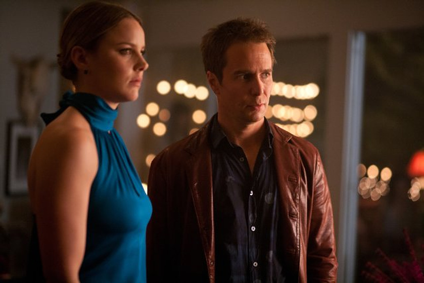 Sam Rockwell y Abbie Cornish en Siete psicópatas