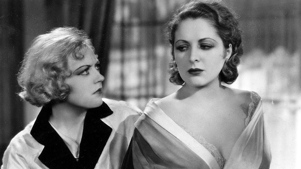 Marion Davies y Billie Dove en La Rubia del Follies