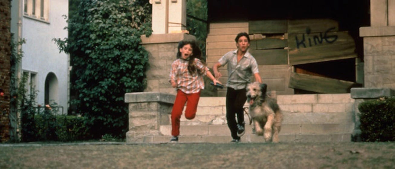 Noah Hathaway y Virginya Keehne en falsificadores