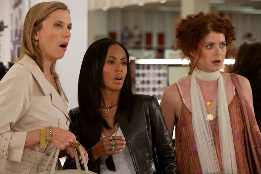 Annette Bening, Debra Messing y Jada Pinkett Smith en The Women