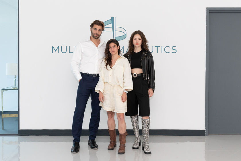 Lucía Alemany, Gabriela Andrada y Mario Ermito en Pídeme lo que quieras (Presentación rodaje)