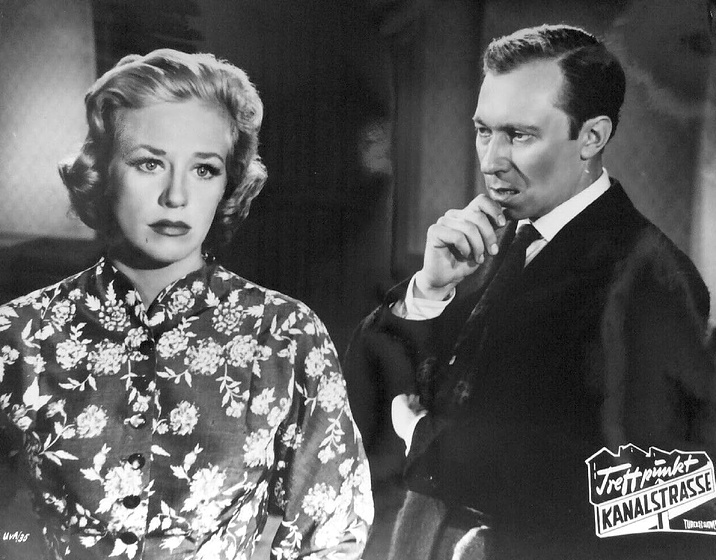 Hildegard Knef y Carl Raddatz en Confesión Ante Cuatro Ojos