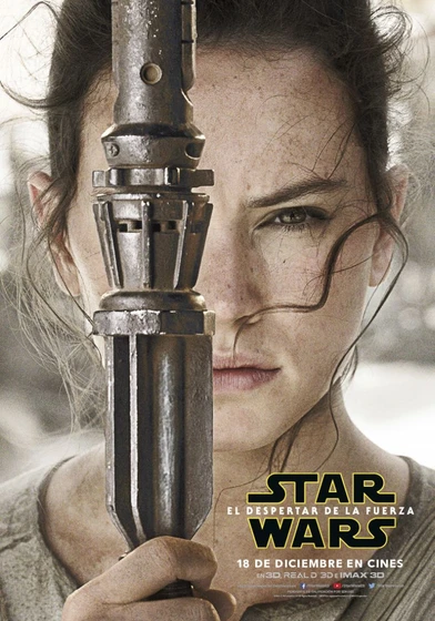 Imagen de Star Wars: Episodio VII. El Despertar de la Fuerza (Cartel personajes español)