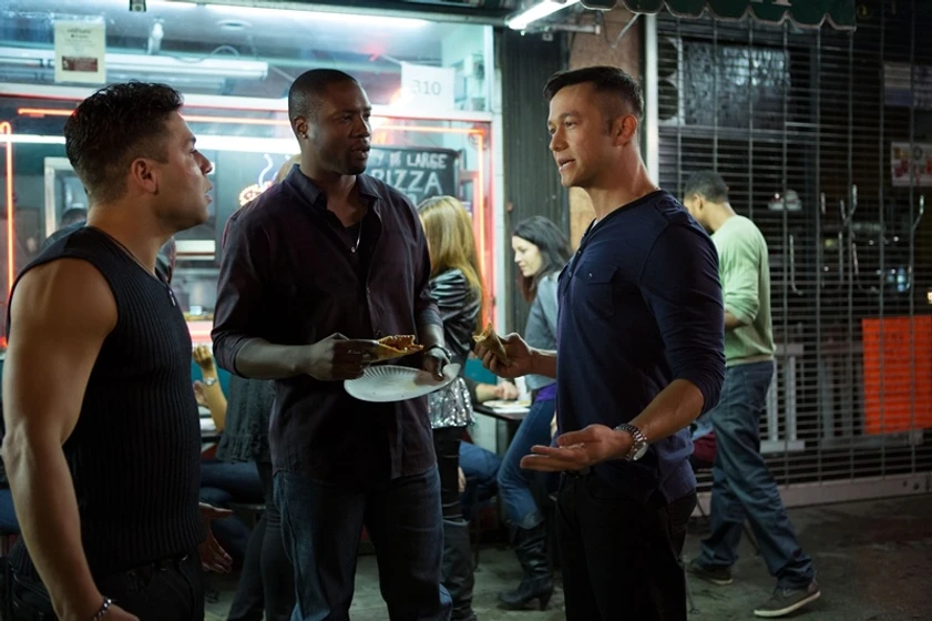Joseph Gordon-Levitt y Jeremy Luke en Don Jon