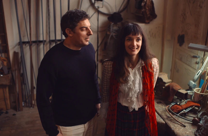 Charlotte Le Bon y Damien Bonnard en niki