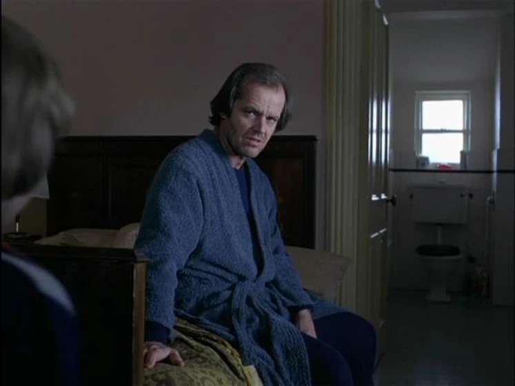 Jack Nicholson en el-resplandor