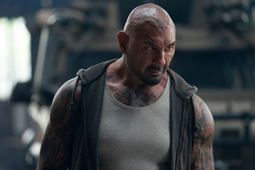Dave Batista en afterburn