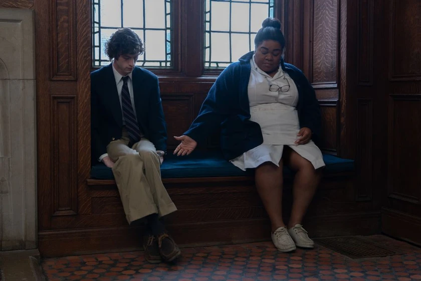 Da'Vine Joy Randolph y Dominic Sessa en los-que-se-quedan-2023