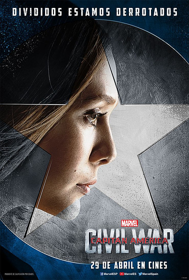 Imagen de Capitán América. Civil war (Cartel personajes español)