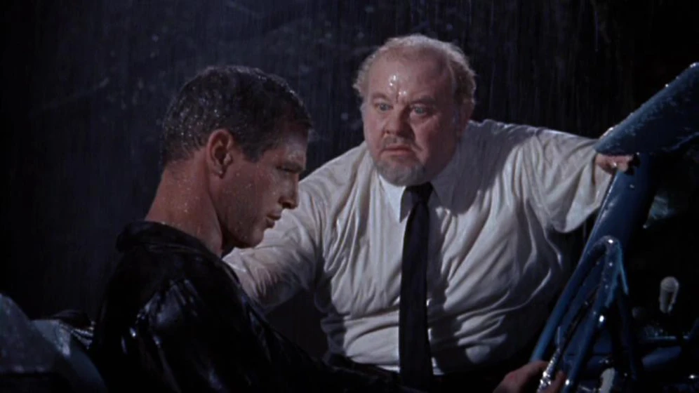 Paul Newman y Burl Ives en La Gata Sobre el Tejado de Zinc