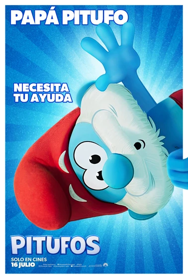 Imagen de pitufos (Cartel personajes español)