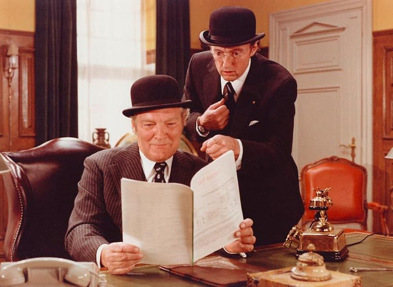 Peter Steen y Bjørn Watt-Boolsen en the-olsen-gang-never-surrenders