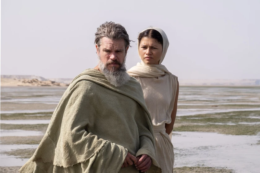 Matt Damon y Zendaya en la-odisea-2026
