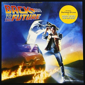 Carátula de la banda de sonido de Regreso al Futuro