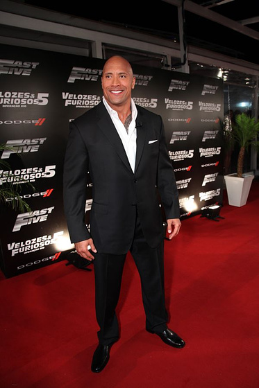 Dwayne Johnson en Fast and Furious 5 (Premiere en Rio de Janeiro. Abril 2011)