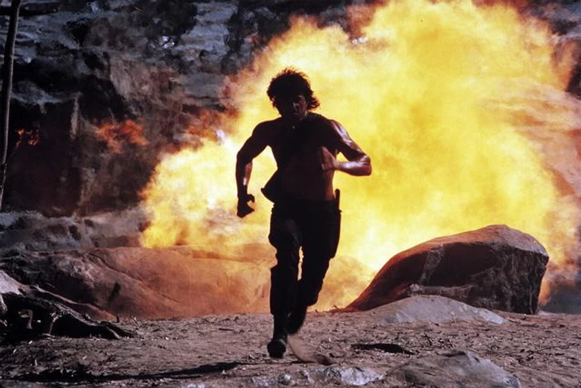 Sylvester Stallone en Rambo: Acorralado, II parte