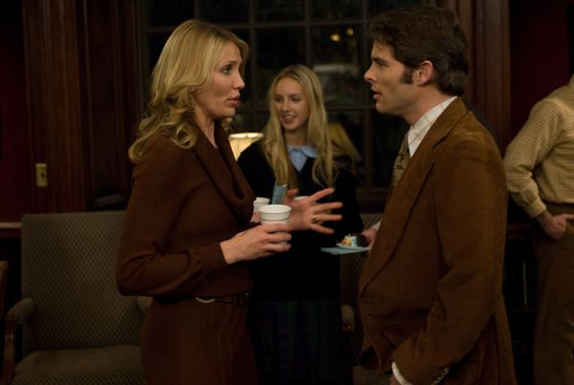 Cameron Diaz y James Marsden en The Box