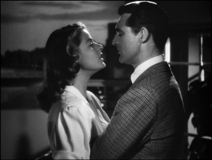 Ingrid Bergman y Cary Grant en encadenados