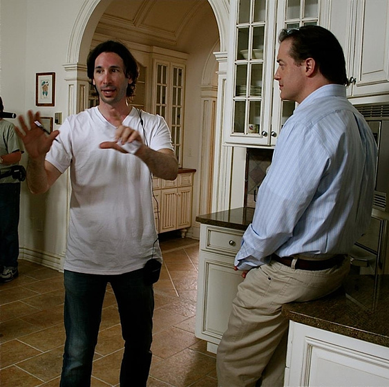 Brendan Fraser y Ron Krauss en Gimme Shelter