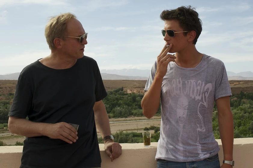 Ulrich Tukur y Samuel Schneider en destino-marrakech