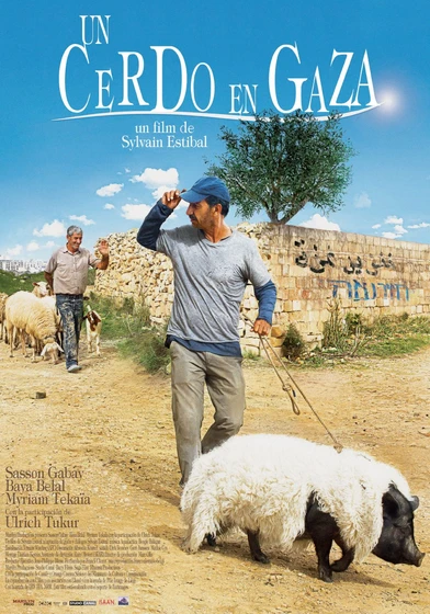Imagen de un-cerdo-en-gaza (Cartel español)