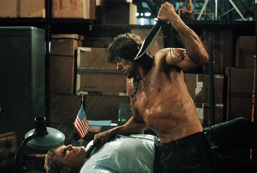 Sylvester Stallone en Rambo: Acorralado, II parte