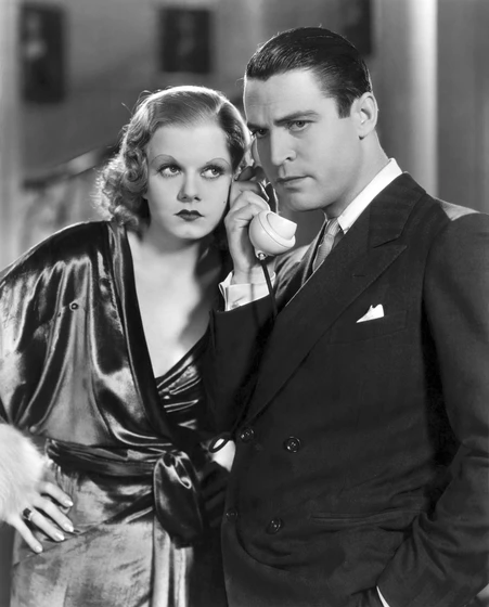 Jean Harlow y Chester Morris en la-pelirroja-12a44d2b-5d19-407e-89c3-a6a5e674796c