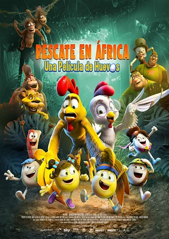 Poster de Rescate en África. Una Película de Huevos