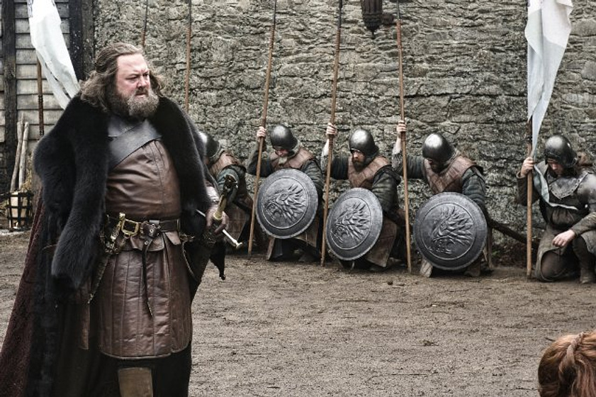 Mark Addy en Juego de Tronos (Robert Baratheon)